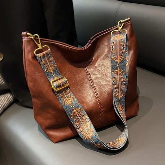 Samantha | Women's Spacious Patterned Shoulder Bag