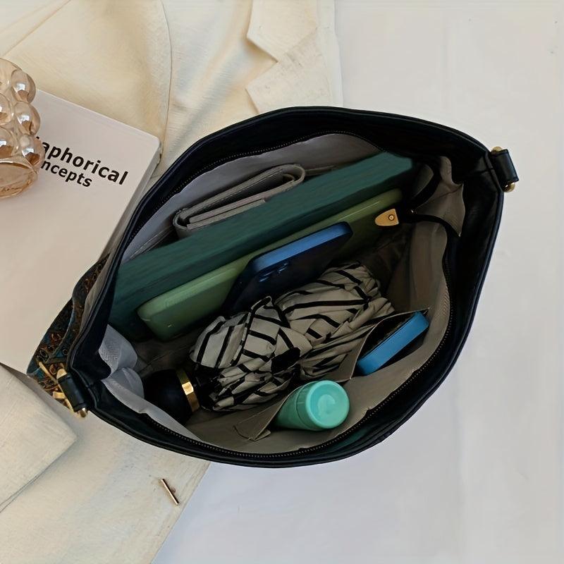 Samantha | Women's Spacious Patterned Shoulder Bag