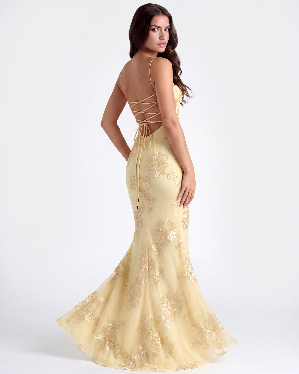 Sharon | Women's Embroided Formal Wedding Guest Dress