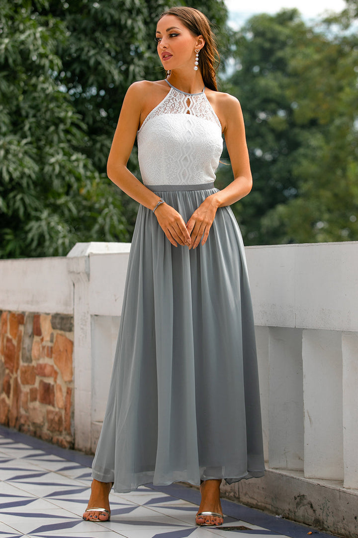 Nora | Women's Summer Contrast Bodice Maxi Dress